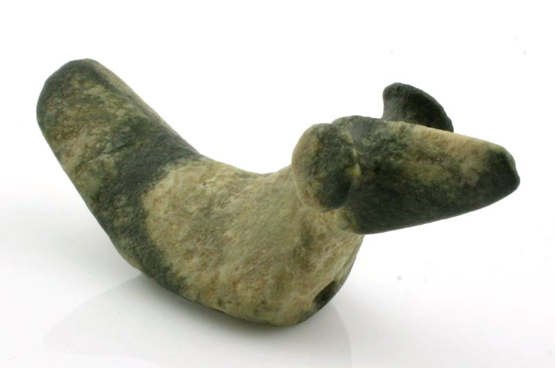 REPRO 3 3/4" Popeye Birdstone: Porphyry example. REPRODUCTION.
