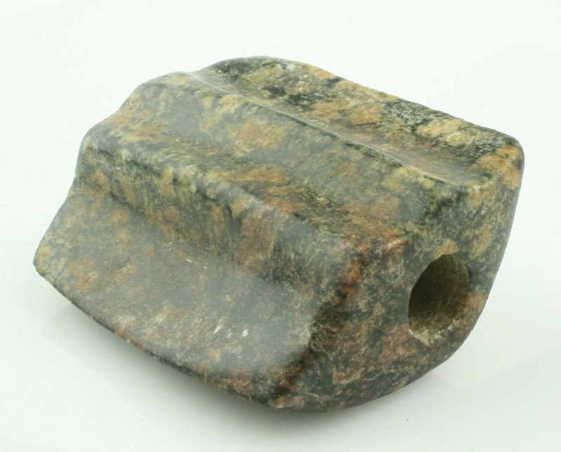 REPRO 2 1/2" Bannerstone: Marked 'Meigs Co., Tennessee'. REPRODUCTION.