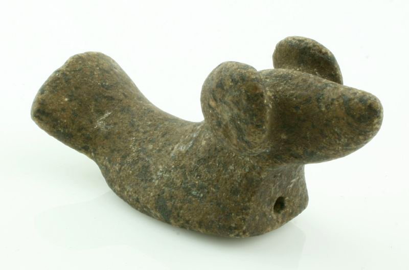 REPRO 3 3/8" Popeye Birdstone: Granite example. REPRODUCTION