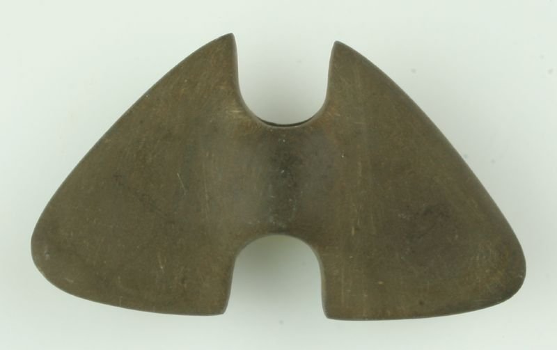 REPRO - 3" Slate Winged Bannerstone: Reproduction.