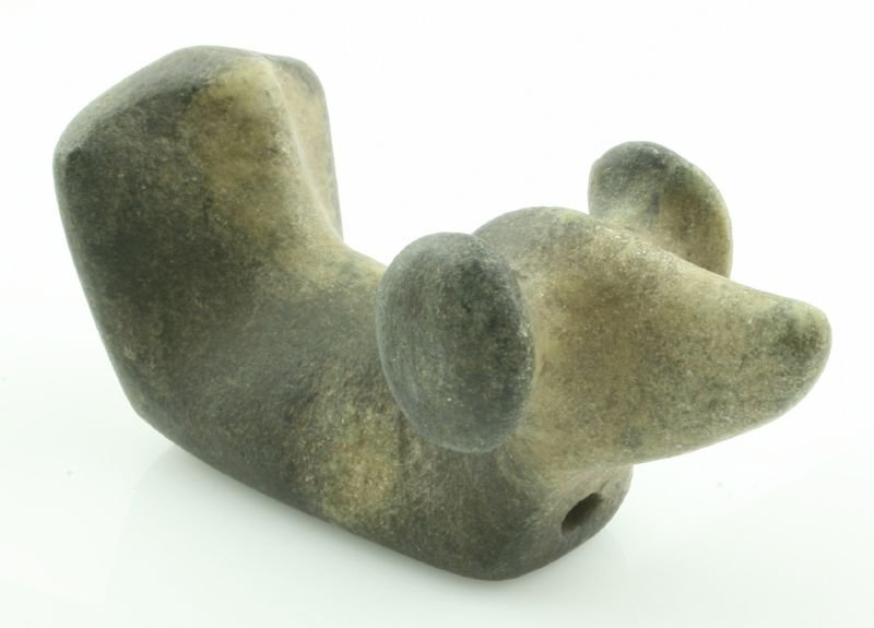 REPRO 3" Popeye Birdstone: Porphyry Example. Reproduction.