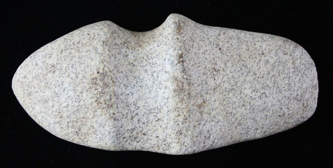 5 3/8" 3/4 Groove Axe: Granite example from Ohio. Nicely made axe!