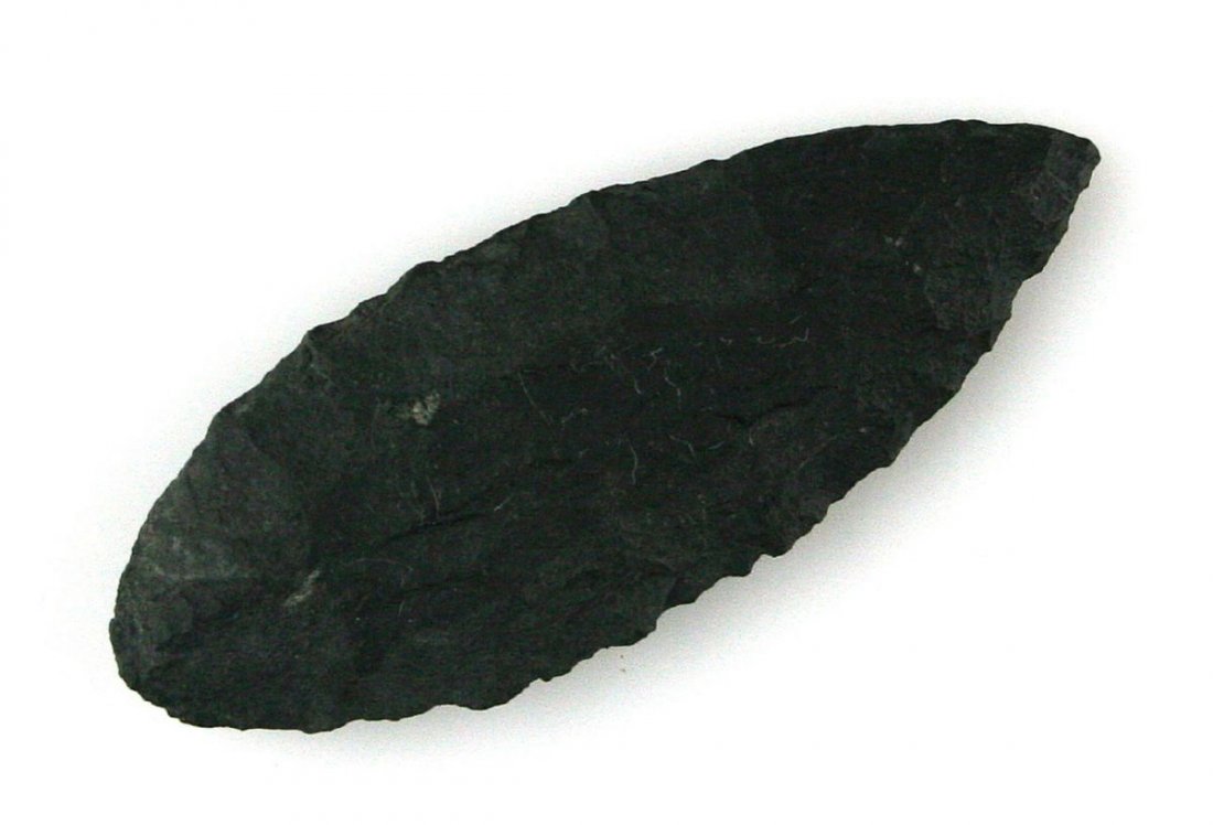 1 7/8" Cascade: Basalt example formerly of the Humphries Collection and collected from Lassen/Modoc Co., California between 1940-1965. Nice!