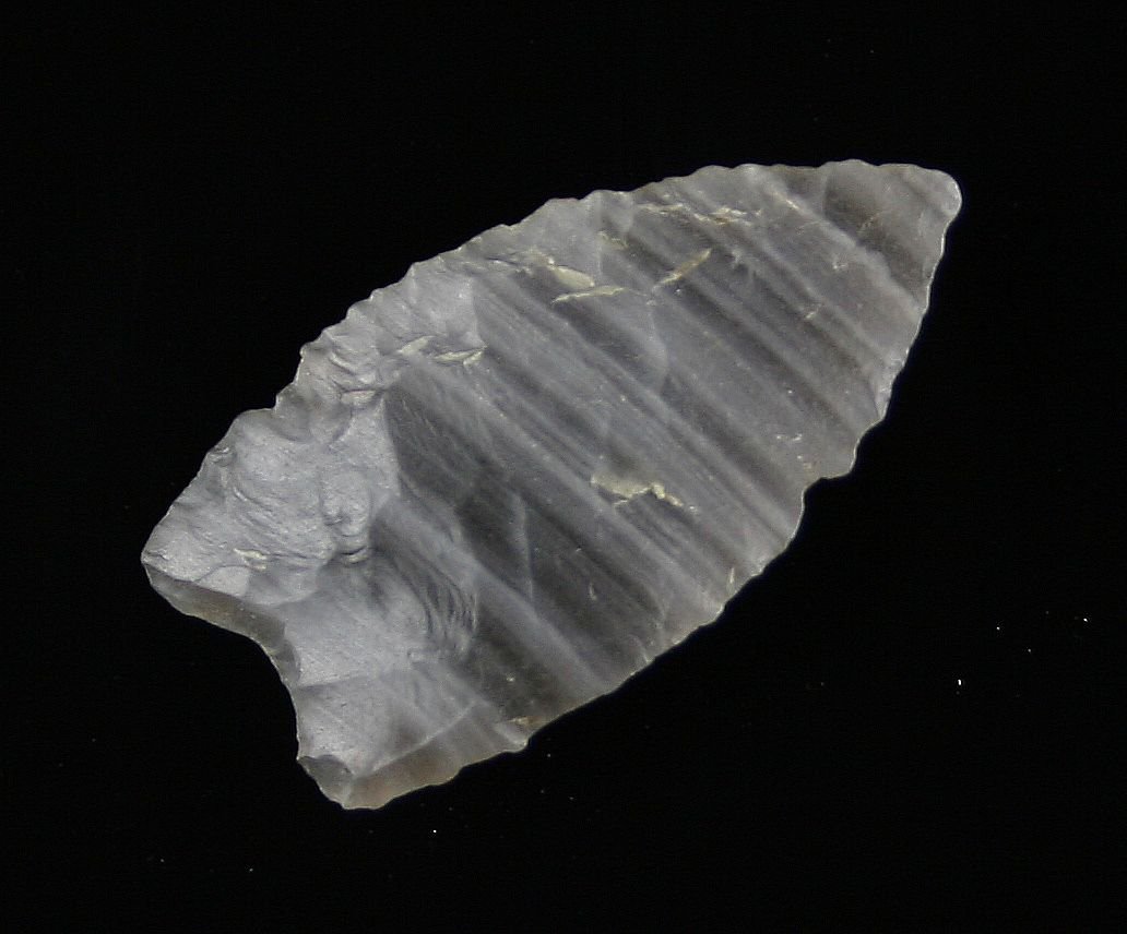 1 1/4" Humboldt: Tule Lake, California. Banded Obsidian.