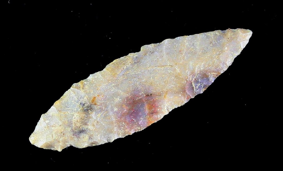 2 1/2" Adena Leaf Blade: Boyle chert example from Central Kentucky. Ex - Arthur Stewart Collection