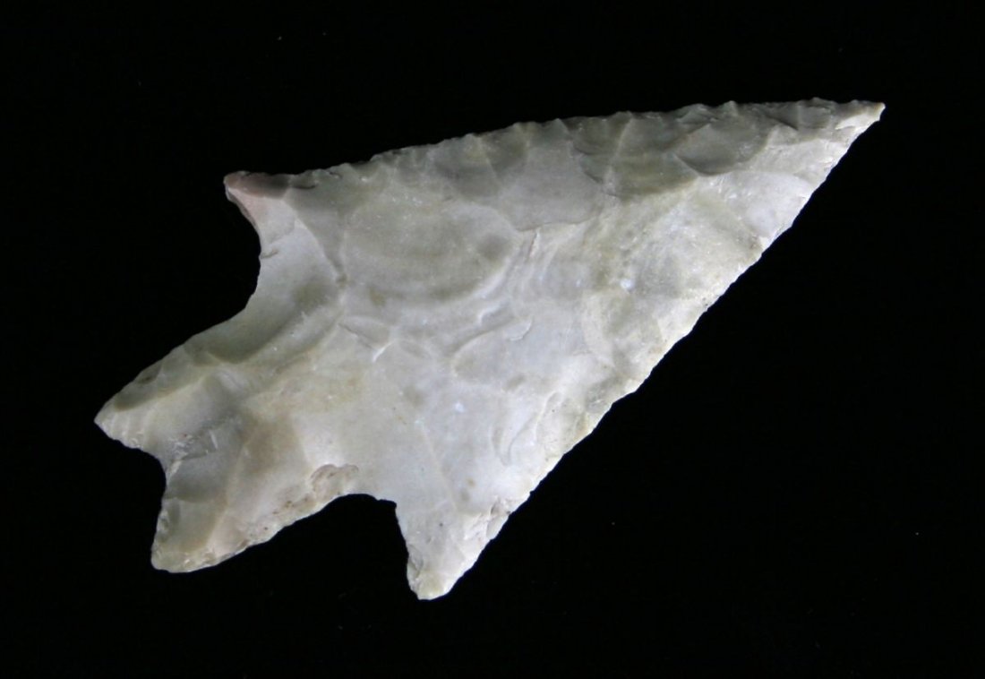 2 7/16" Uvalde: Edwards Plateau Chert example from Williamson Co., Texas. Ex - Bill Arnold