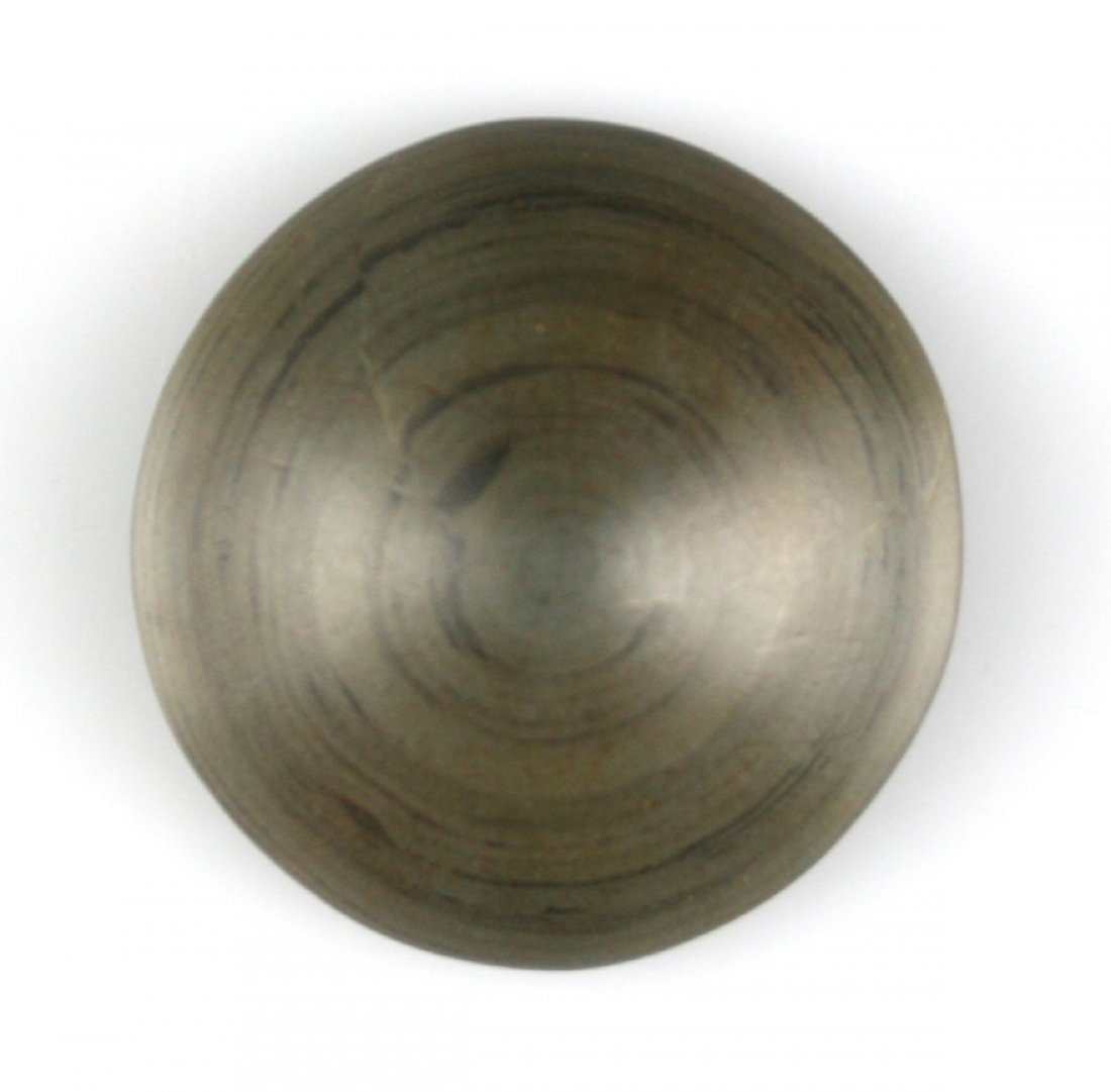 2 9/16" Hemispheric Cone: Green Banded Slate example from Ohio.