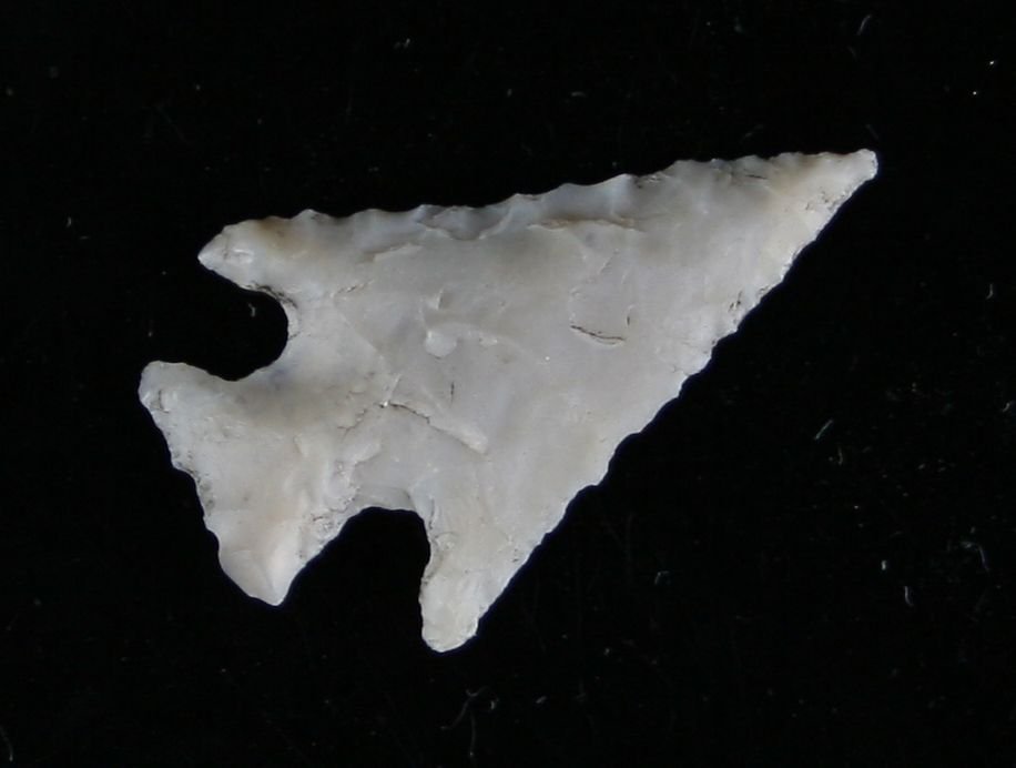 1 1/16" G-9 Scallorn: Edwards Plateau Chert example from Central Texas. Nice!