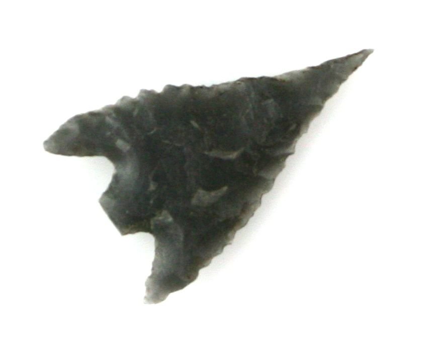 7/8" Gunther: Obsidian example collected between 1950-1960 by Bob Rogers in Klamath Co., Oregon. Nice with a needle tip!