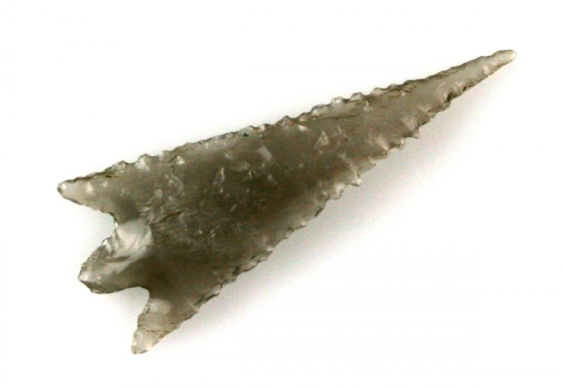 1 1/2" G-10+ Eastgate: Obsidian perfection from the Bob Rogers Collection. Collected between 1950-1960 in Klamath Co., Oregon. PERFECT