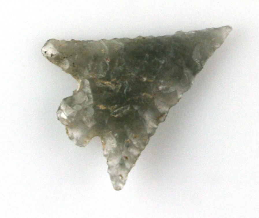 15/16" Columbia Plateau: Obsidian example from Klamath Co., Oregon. Collected between 1950-1960. Ex - Bob Rogers Collection.