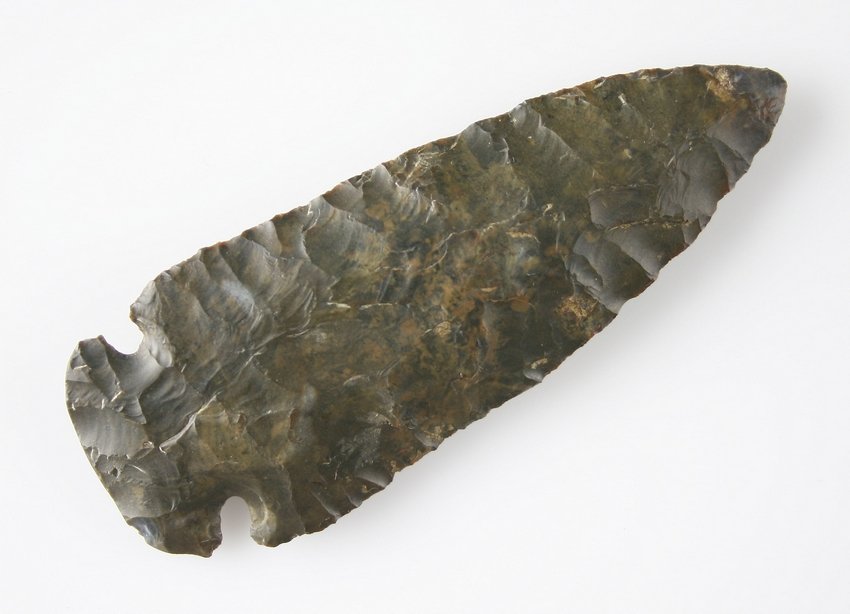 3 1/2" Dovetail - - Rogers COA: Nice example from Coshocton Co., Ohio formerly of the Yerian Collection. Rogers COA