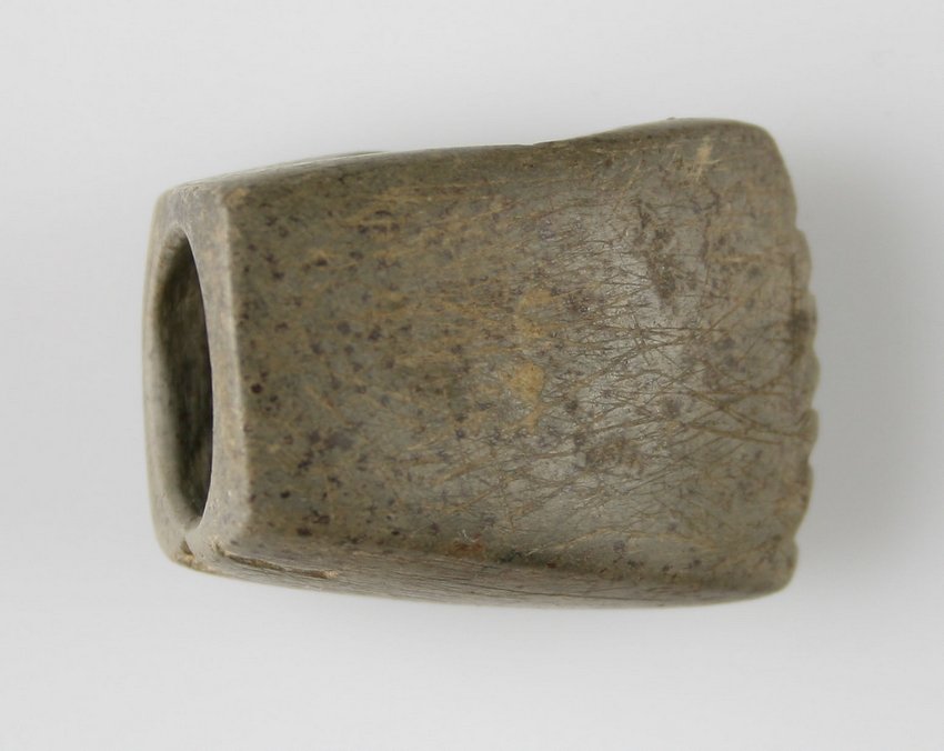 1 9/16" Ft. Ancient Pipe: Pipestone example found near hog creek , ohio 1934 Ex - Russell Long Collection