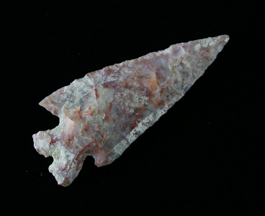 1 3/8" Eastgate Split Stem: Mottled agate from Washington State. Pretty and colorful!