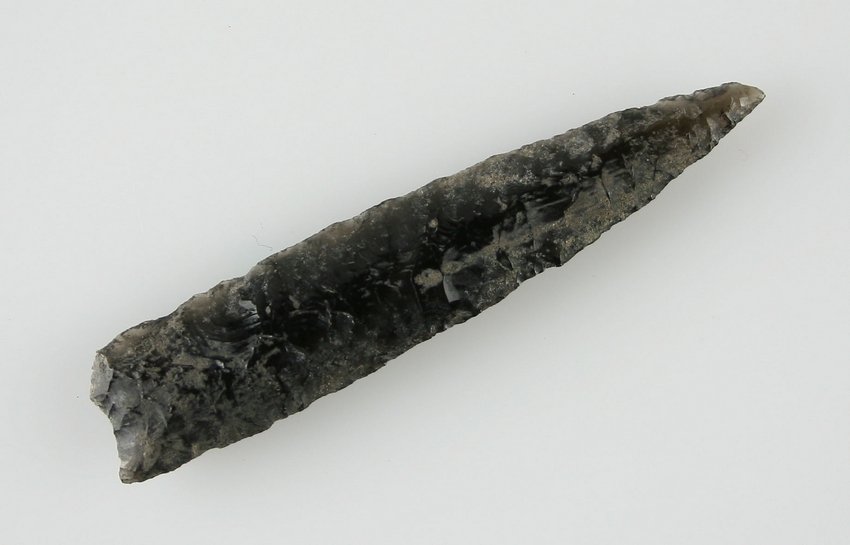 2 7/16" Humboldt: Totally translucent obsidian example from the Bodle Family Ranch in Klamath Co., Oregon.