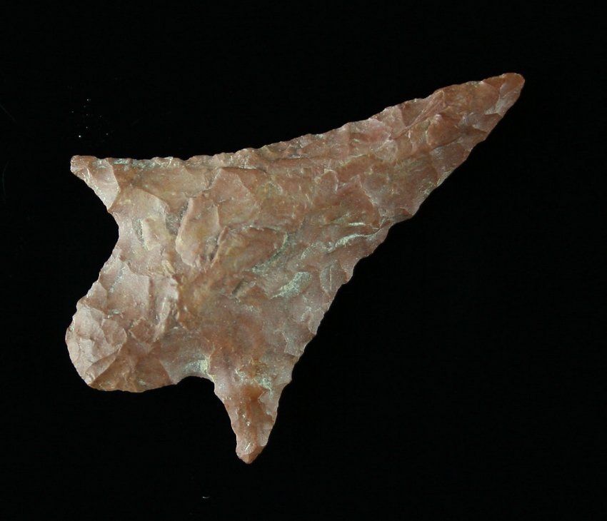 1 3/4" Gary: Jasper. Purchased from the J.T. Collier Collection in March of 1967 - Houston County, Texas Ex - Russell Long Collection T113/1411