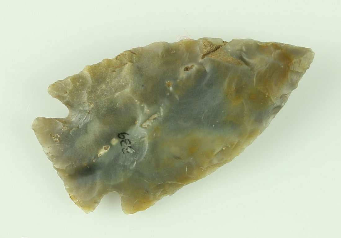 2 1/4" Intrusive Mound: Flint Ridge example from Ohio. Ex - Art Heaton Collection.