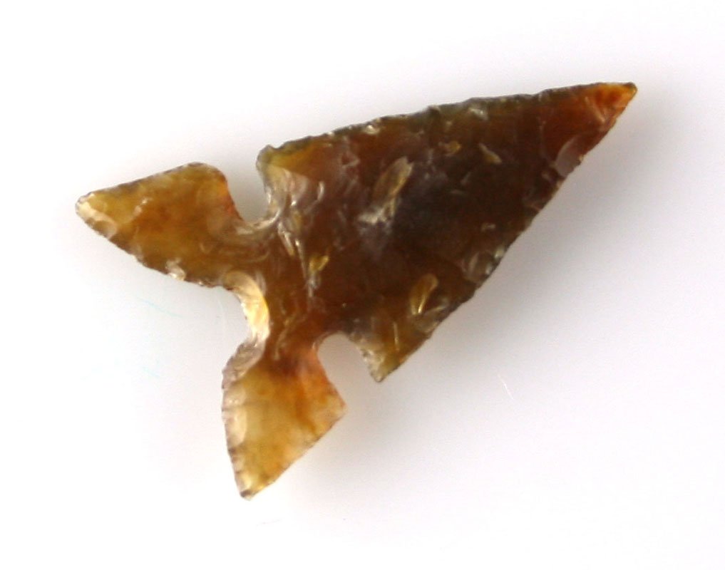 1" Root Beer Agate Desert Series Tri-Notch: World Class example. Washington State.