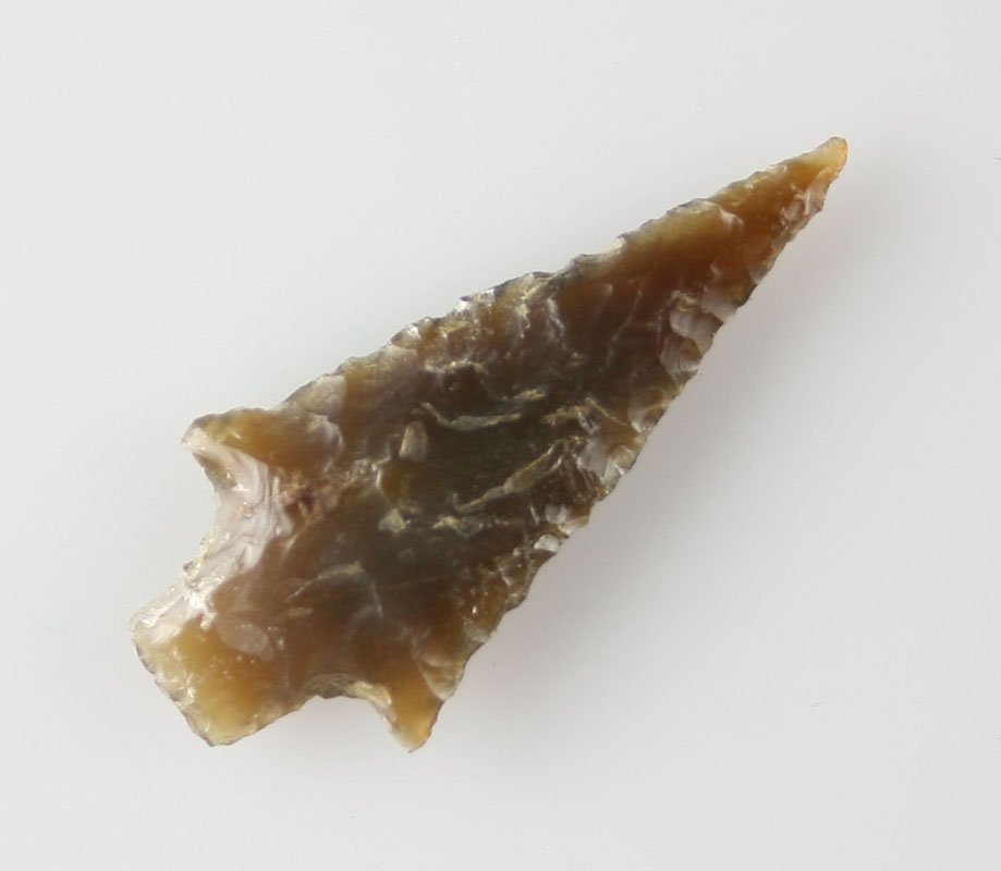 1 5/16" Gatecliff - Bennett Certificate: Glossy high grade translucent Root beer colored Agate. Perfect symmetry. Ex- Norma Berg of Ellensburg, Washington Collection. Bennett Certificate of Origin.