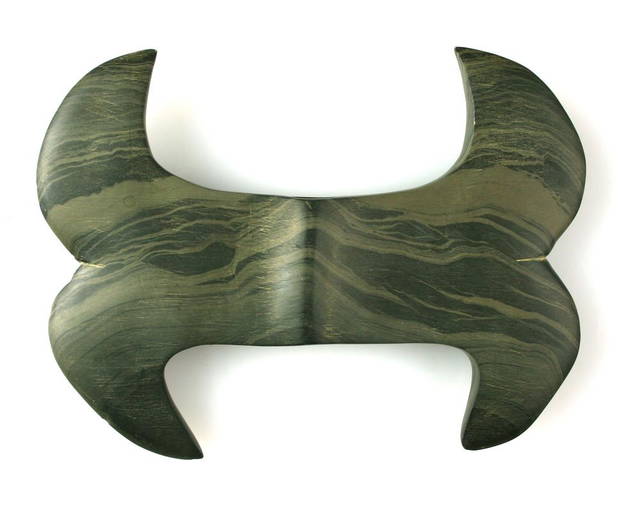 Reproduction 6" Double Crescent Bannerstone