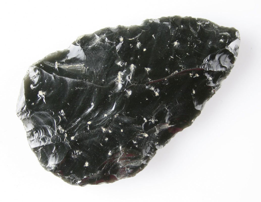 2 3/4" Archaic Blade: Obsidian example from Klamath Co., Oregon.