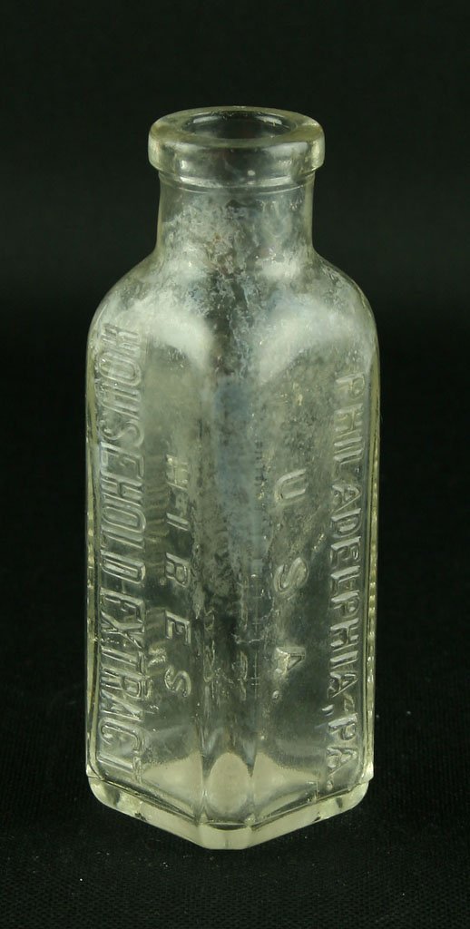 4 9/16" Hire's Household Extract Bottle: 'Manufactured by The Charles E. Hires Co.', Philadelphia, PA. U.S.A, Hires Household Extract, For Home Use. Found by Art Heaton in and around Batavia, Ohio.