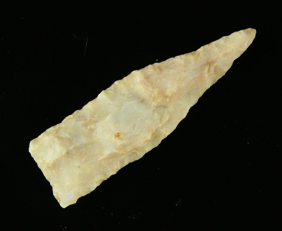 1 13/16" Madison: Boyle chert example from Kentucky. Ex - Art Heaton Collection.
