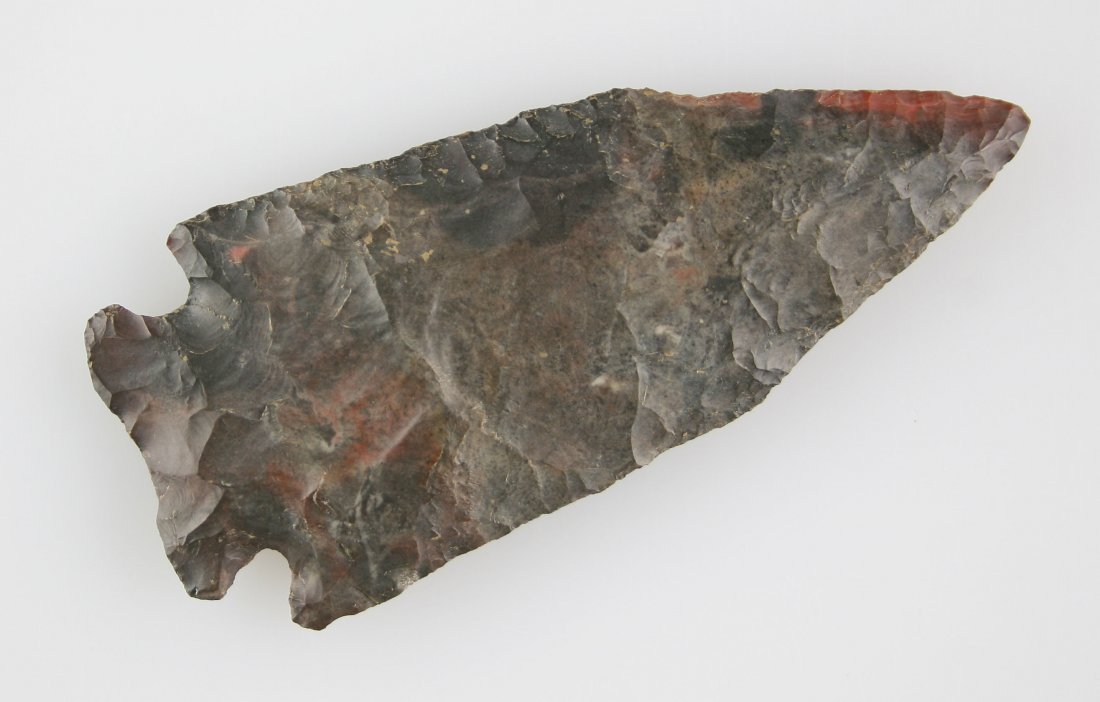 3 1/8" Ohio Pentagonal (Afton) - Bennett COA: Nice Nethers Flint Ridge example from Holmes Co., Ohio. Bennett COA.