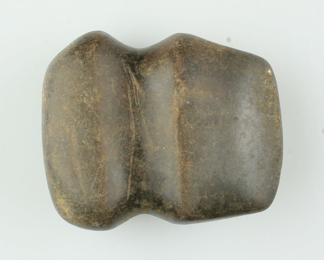 3 3/4" Full Groove Axe: Hematite example found by Kenneth Broughton in Carter Co., Kentucky. Near perfect!