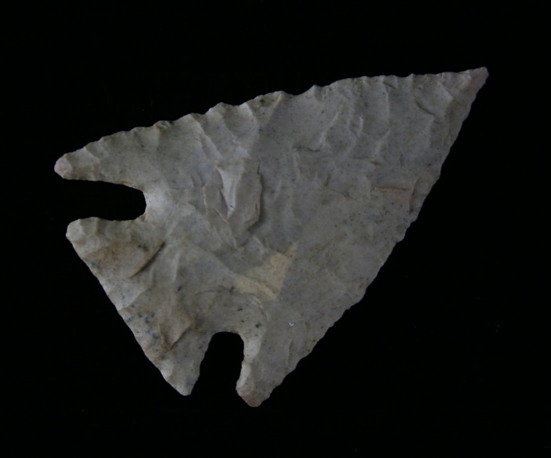 1 15/16" Marcos: Edwards Plateau Chert example from Texas. Ex - Humphries Collection.