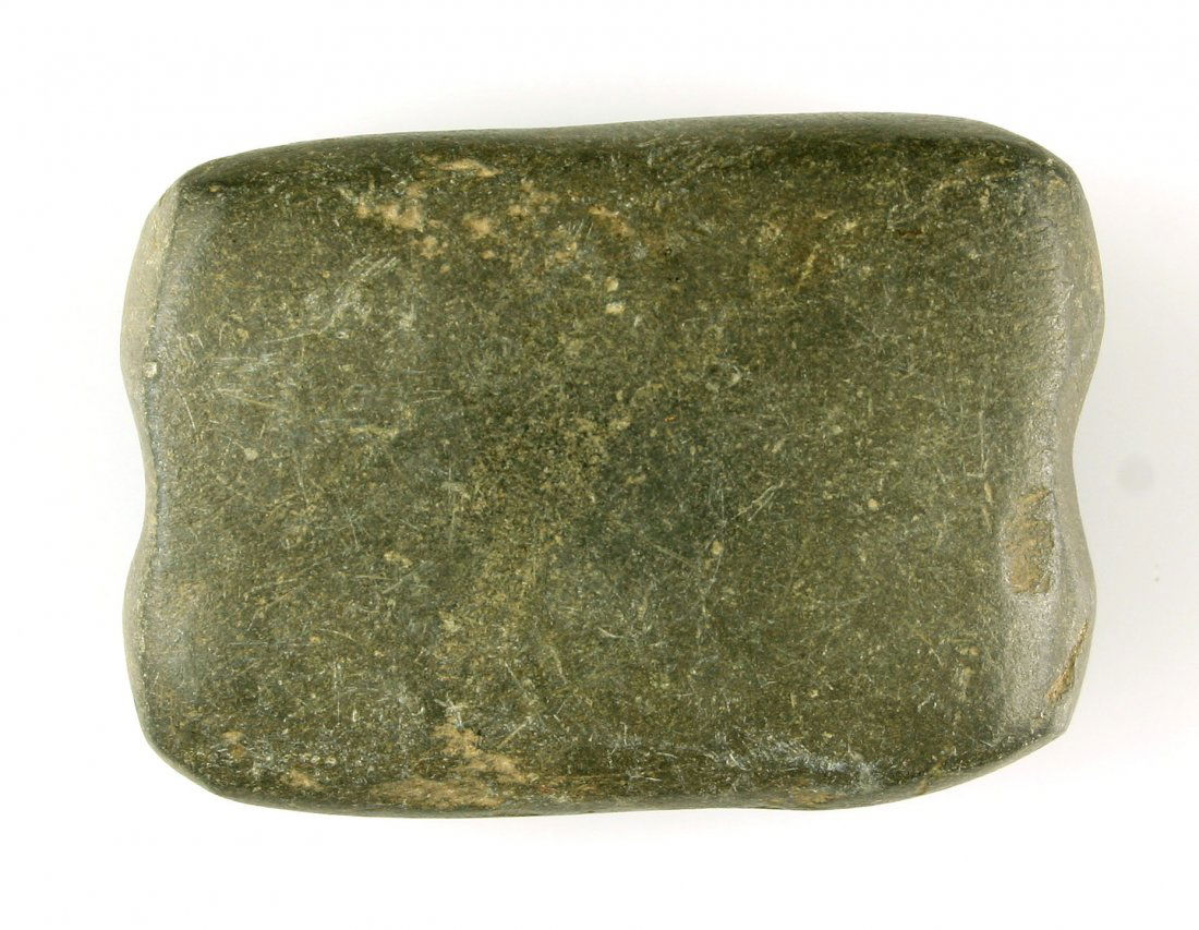 2 5/16" Atl-Atl Weight: Slate example from Missouri. Nice with good polish.