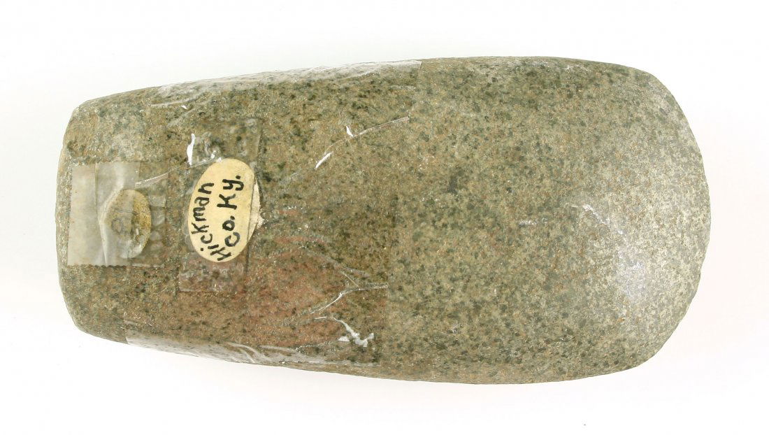 4 7/8" Celt: Hickman Co., Kentucky example with a high degree of polish. Ex - Cowan Hood Collection.