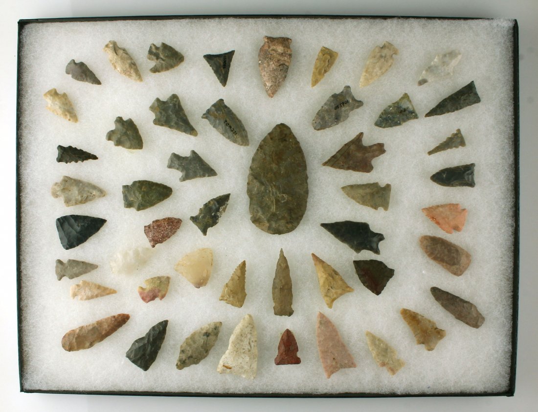 Decorative Display of 48 Points: Awesome collection of 48 points! Ex - Dale Bratcher Collection. Decorative only. As-is.