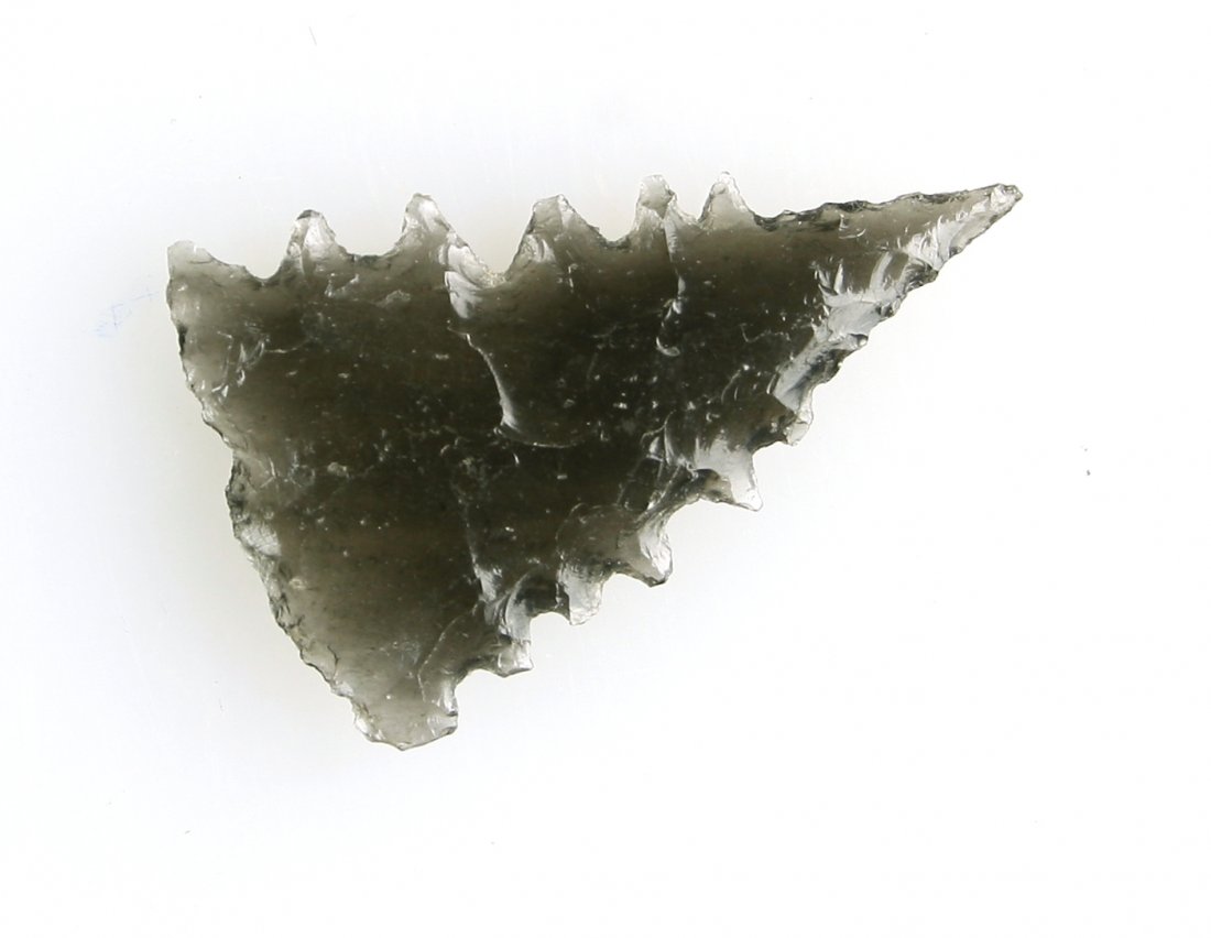 1 3/16" Exotic Serrated Obsidian Triangle (1 of 3)