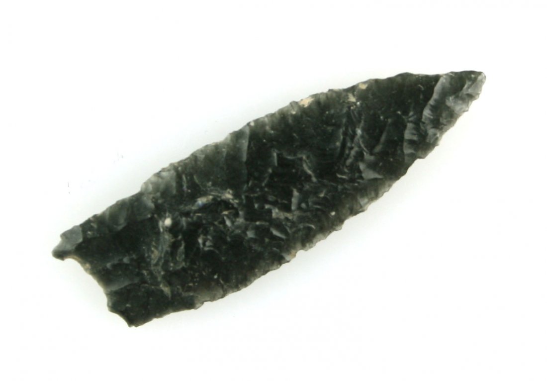 1 13/16" Humboldt: Obsidian example from Nevada.