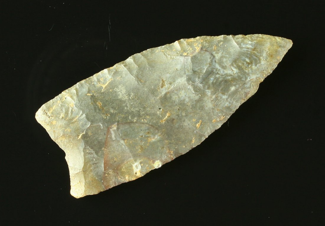 2 7/16" Copena: Nice Copena made from Fort Payne Chert example from Bath Co., Kentucky. Ex - Bill Pinkston and Dale Bratcher Collections.