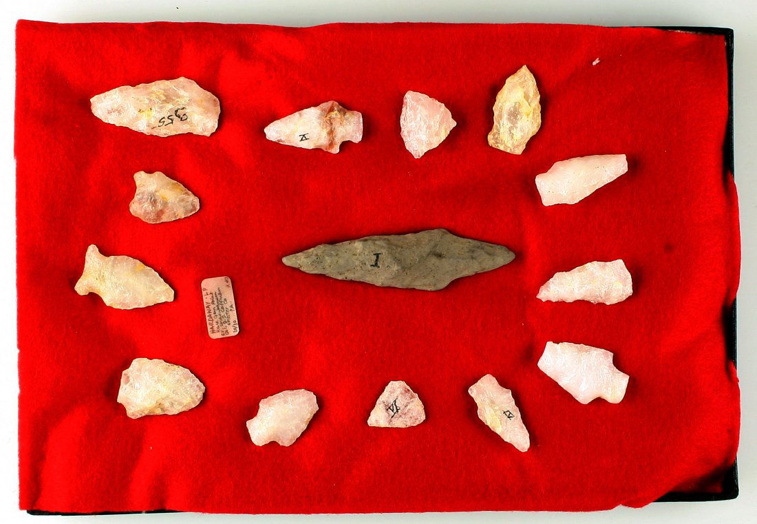 Pennsylvania Quartz Points Display (1 of 1)