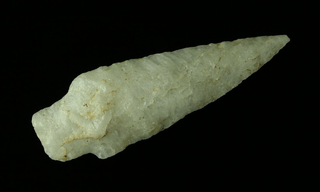 2 3/4" Stanly: Vein/Milky Quartz example from North Carolina/Virginia Border Region.