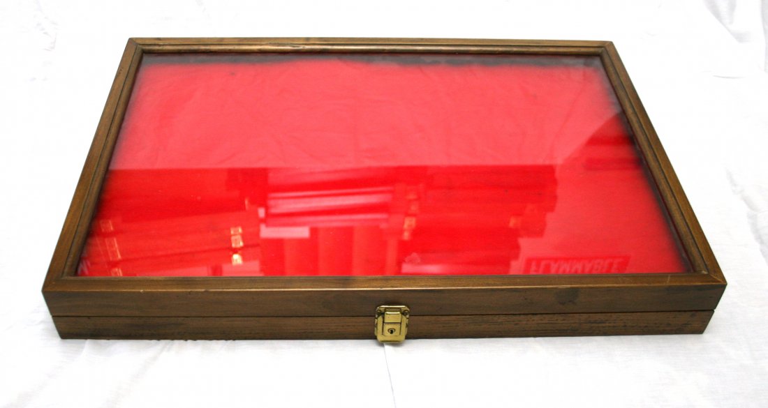 18x24x3 Walnut Display Case (1 of 1)