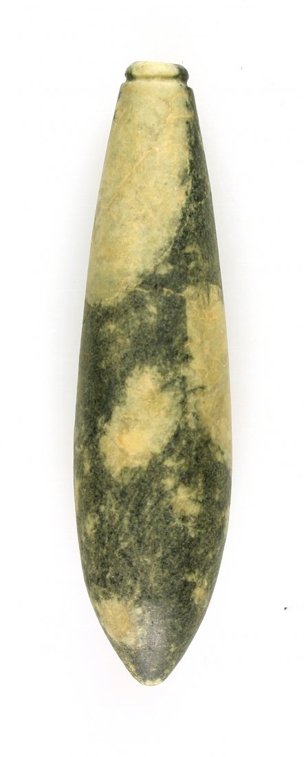 REPRODUCTION 3 3/4" Porphyry Plummet (1 of 2)