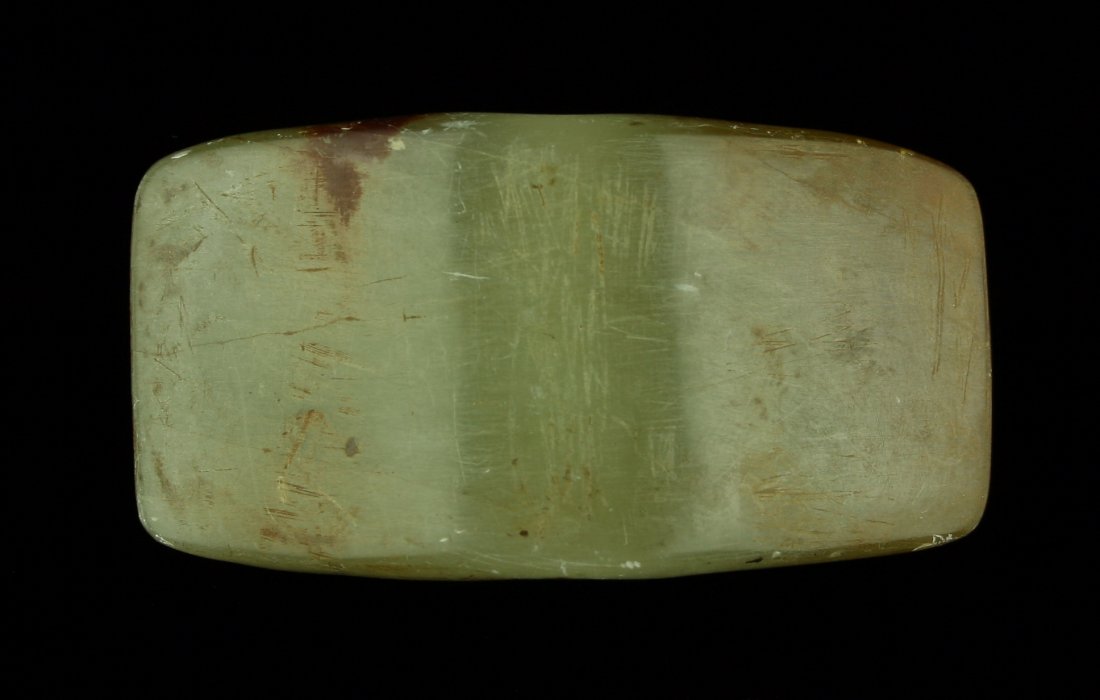 REPRODUCTION 2 3/4" Bannerstone: Soapstone example. Modern.