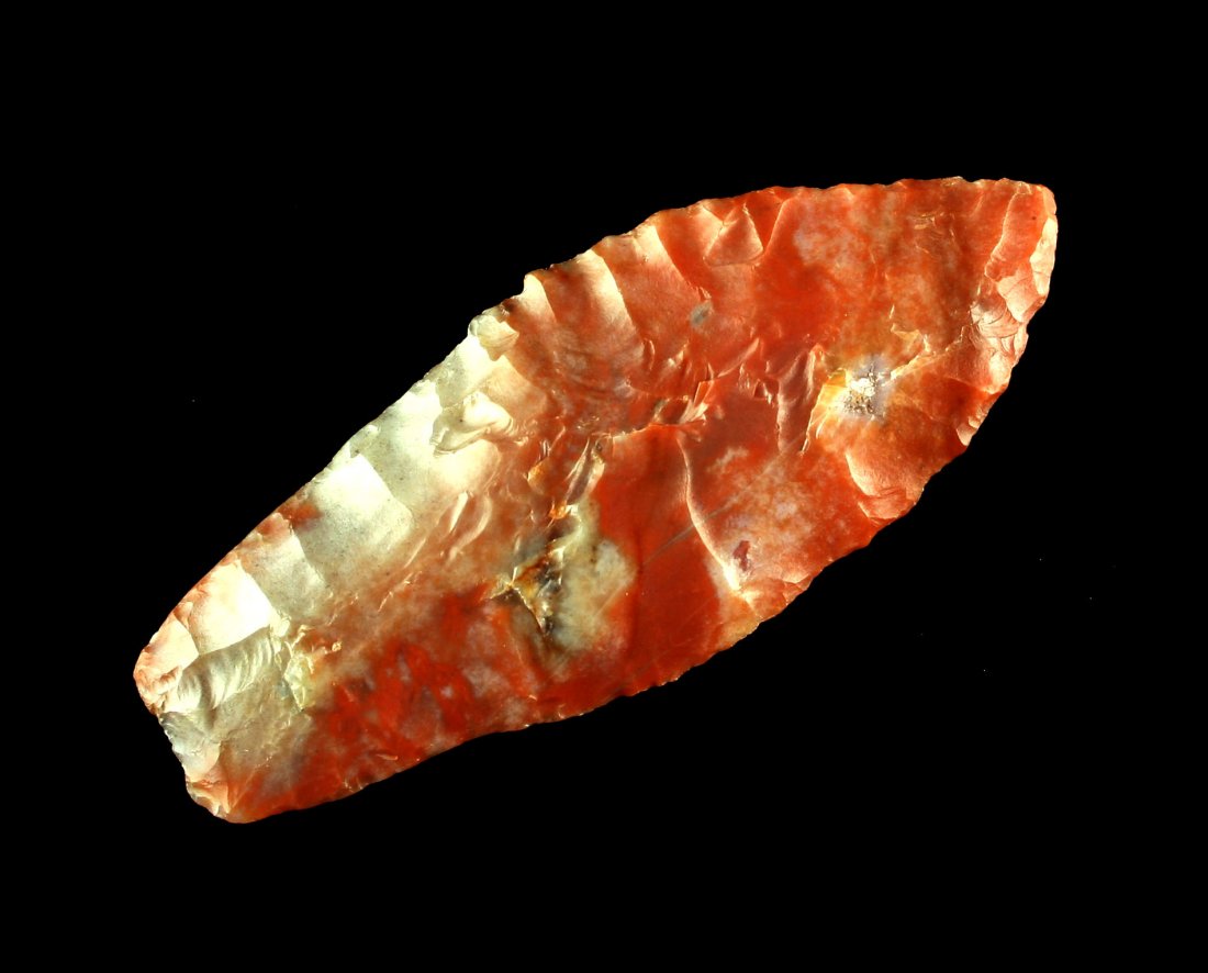 Beautiful 2 7/8" Agate Basin - Jackson G-9+ COA (1 of 2)