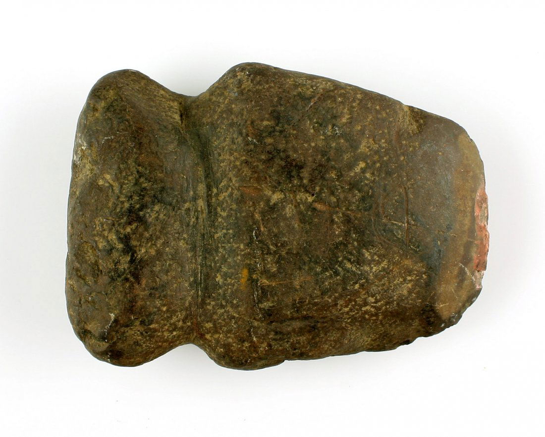 4.5" Full Groove Hematite Axe *Restored (1 of 2)