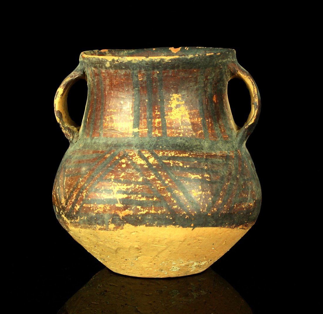 4.25x4.75" PreColumbian Polychrome Vessel (1 of 6)