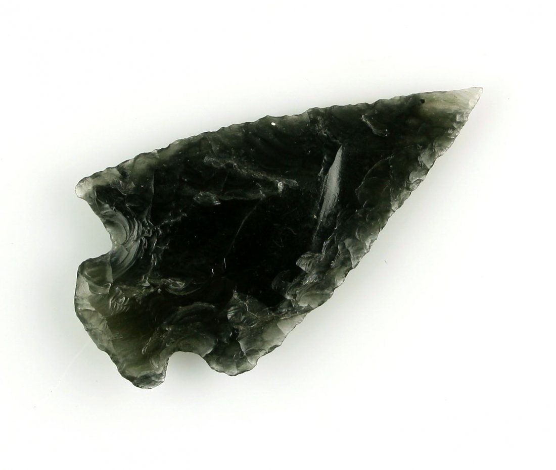 2" Obsidian Arrowhead w/ needle tip (1 of 2)