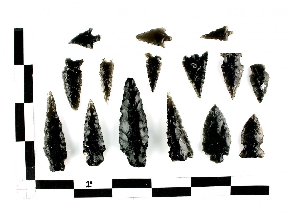 15 Nice Oregon Obsidian Points (1 of 1)