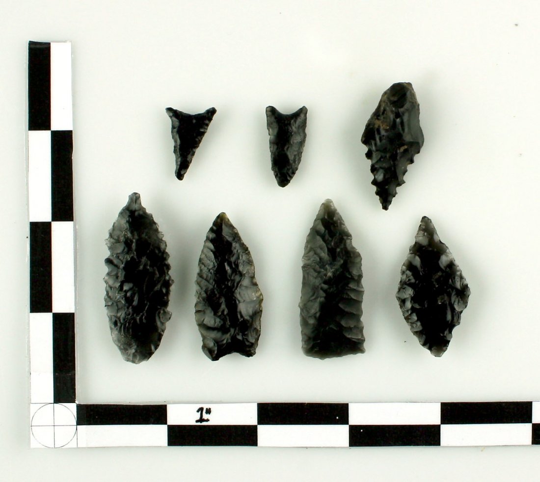 7 Nice Obsidian Points (1 of 1)