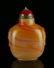 Gorgeous 3 3/8" Chinese Agate Snuff Bottle