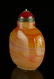 Gorgeous 3 3/8" Chinese Agate Snuff Bottle - 3