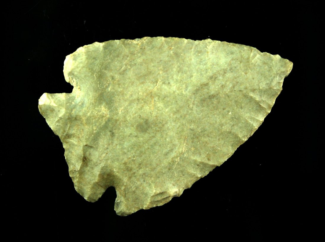 1 15/16" Palmer: Nice example from the Dr. Honeywell Collection. Attica Chert.